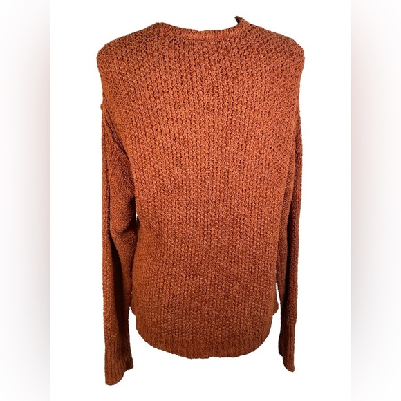 Free People Coco V-Neck Sweater in Terracotta‎ Small - Picture 5 of 11